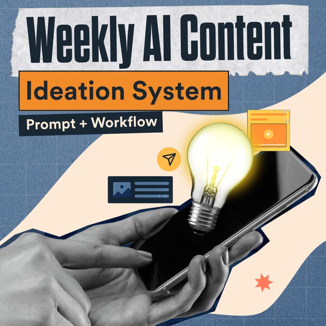 Weekly AI Content Ideation System _1080x1080 Featured Image_Opt1B