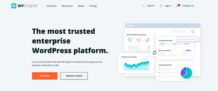 WordPress VIP alternatives — WP Engine 