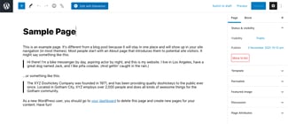 elementor wordpress: How to use Elementor with WordPress — WordPress page with Edit with Elementor button in top toolbar