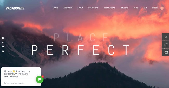 WordPress theme travel: Vagabonds 
