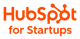 Wordmark_HubSpot for Startups_Center_Orange