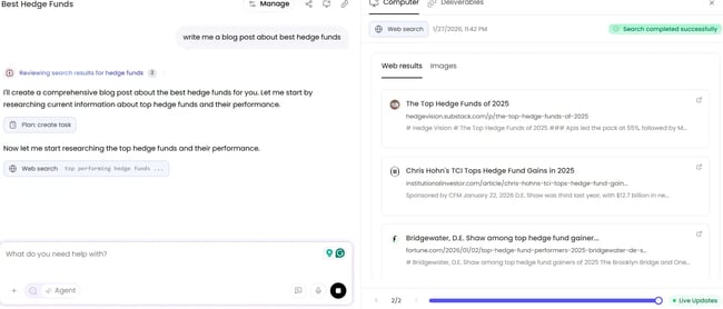 Writer content-generating interface, Top AI tools for content writing