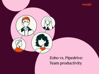zoho vs. pipedrive team productivity