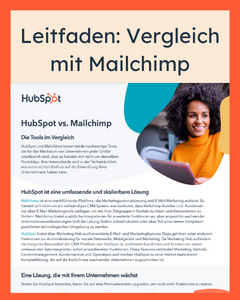Webseite: Vergleich mit Mailchimp