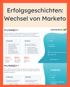 Erfolgsgeschichten: Wechsel von Marketo