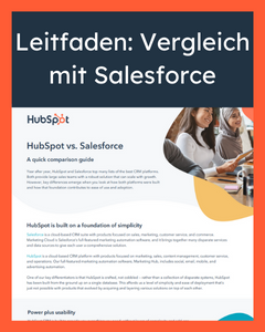 Leitfaden: Vergleich mit Salesforce
