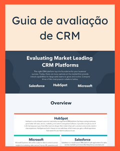 Guia de avaliação de CRM 