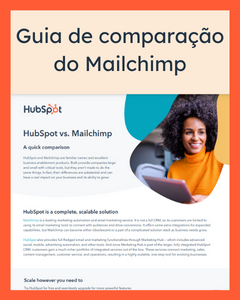 Guia de comparação do Mailchimp 