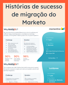 História de sucesso de migração do Marketo