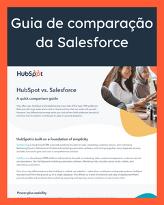 Guia de comparação da Salesforce