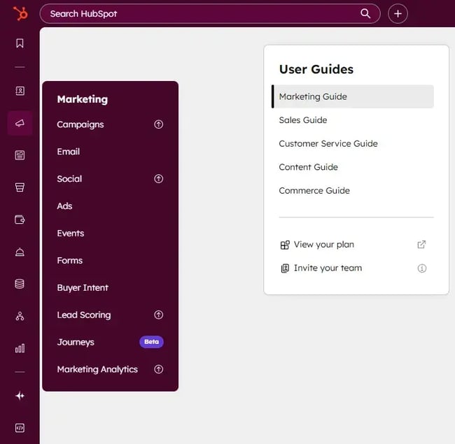 a demo of how to create a contact form, choose ��marketing�� and ��forms�� from the menu