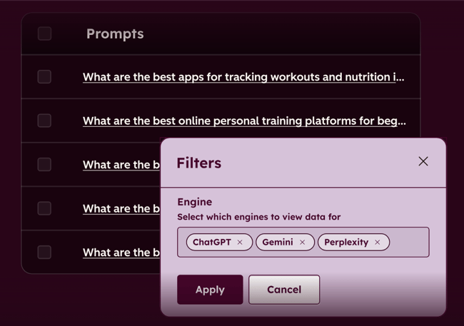 a screenshot of hubspot marketing hub aeo features