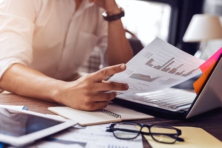 account development manager reviews prospect data