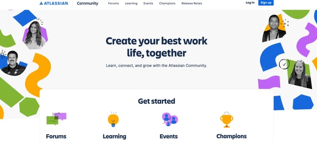 add a screenshot of atlassian community or atlassian’s support services page.