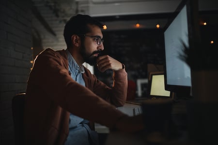person adding bootstrap to angular 2 on a computer