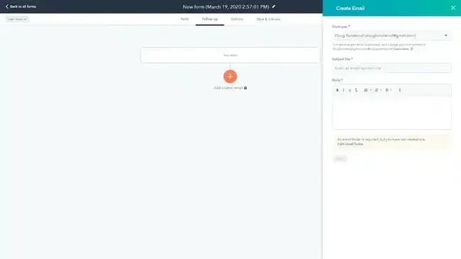 customize follow-up emails to sponsors