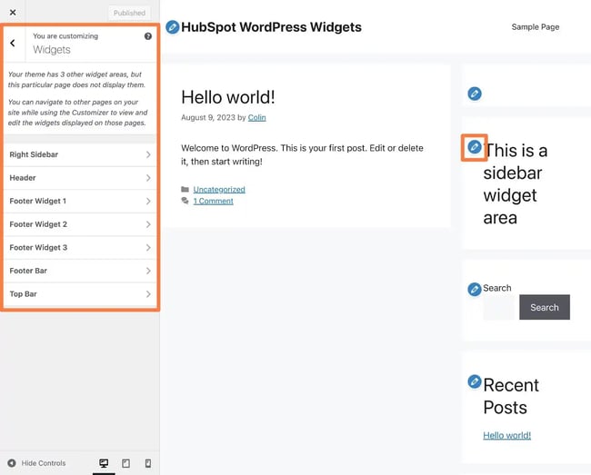 What is a widget on WordPress? How to edit WordPress widgets in the Customizer.