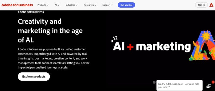 adobe for business
