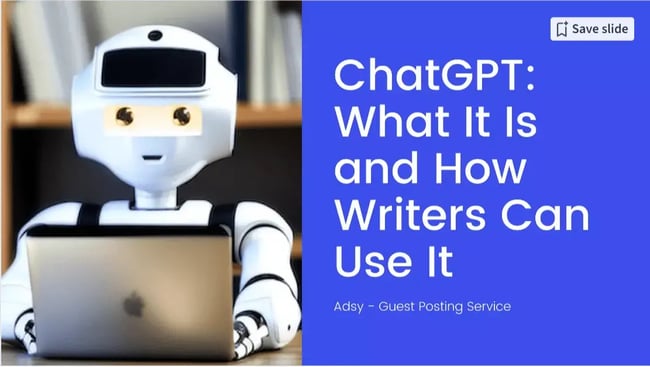 Cover slide of Adsys ChatGPT presentation.
