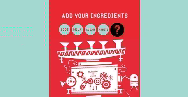 agency holiday cards: Organic Group Fruitcakes