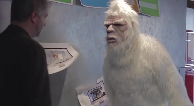 agency holiday cards: zulu alpha kilo abominable-snowman