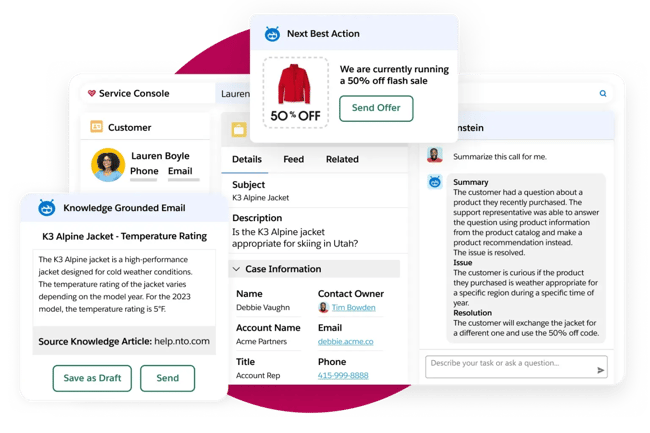 ai and customer service, salesforce