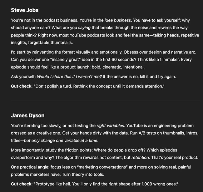 ai board of directors, responses