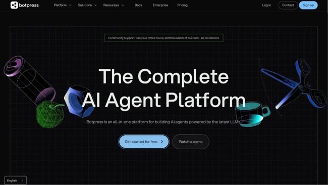 ai for small businesses, botpress
