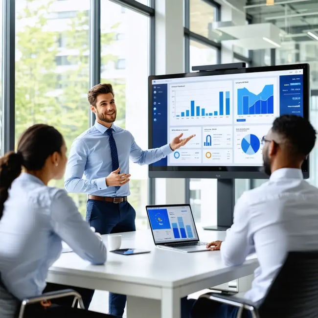 ai generated marketing professional, dreamstudio ai image