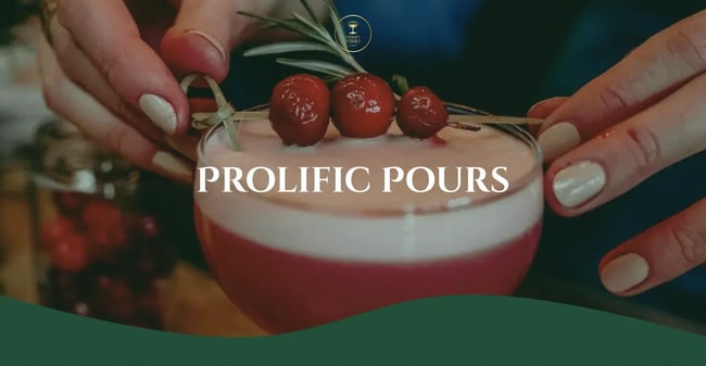 ai generated website examples, prolific pours homepage