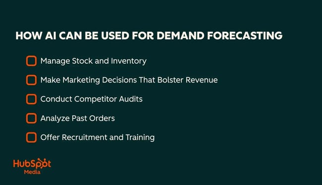ai in demand forecasting, how ai can be used for demand forecasting