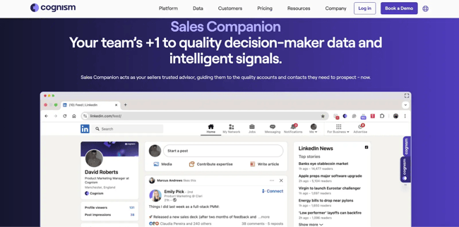 ai sales tools, cognism for prospecting