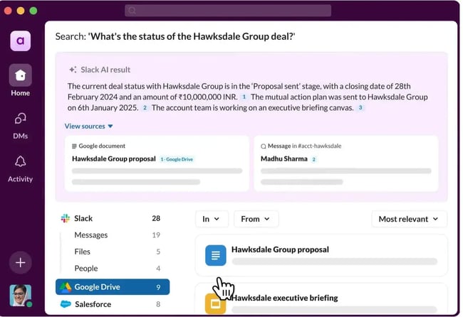 Ki search on slack, get answers with slack ai immediately