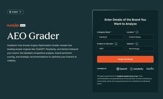 ai search strategy, aeo grader start