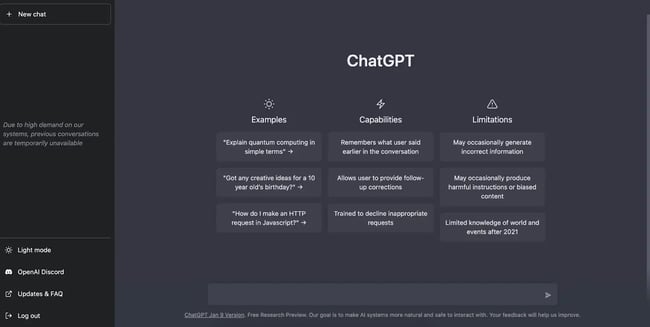 ai websites ChatGPT