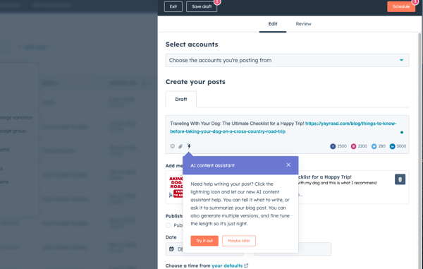 KI-Blogzusammenfassung