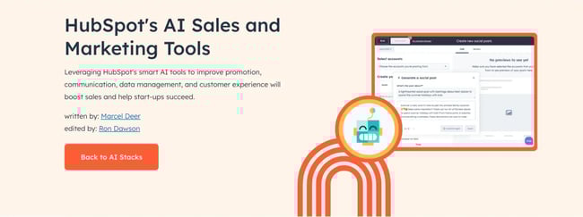 Hubspot’s AI sales and marketing tools