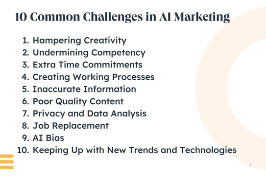 common ai marketing challenges