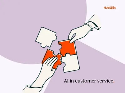 how to use ai in customer service represented by puzzle pieces