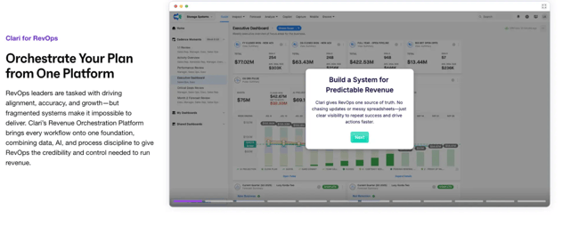 what is revenue intelligence, Clari RevOps