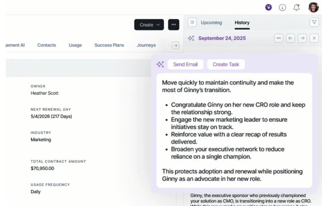 ai for customer success, ChurnZero��s AI Agent platform
