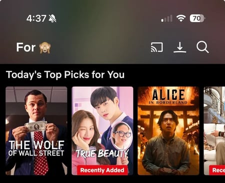 AI personalization in marketing, netflix UX/UI personalization