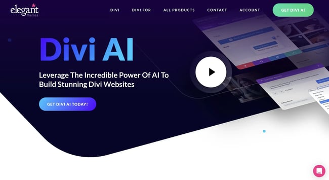 ai powered design tools: divi