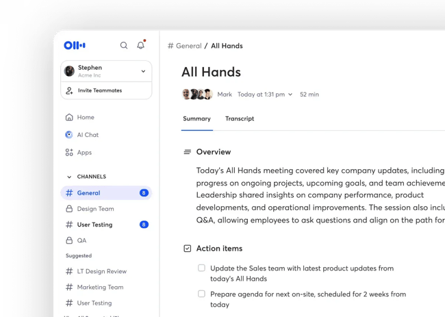 ai sales assistant: otter.ai