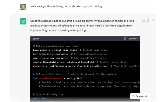 exploring dynamic pricing strategies with AI