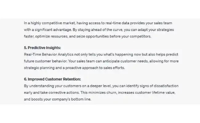 ai tips for inside salespeople; real-time behavioral analysis 