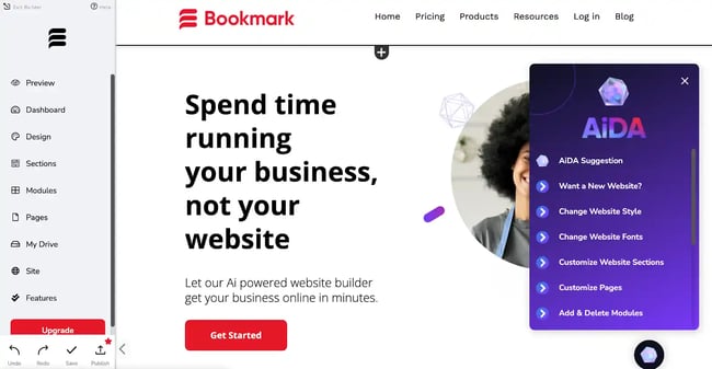 Bookmark: Your Pocket-sized AI Web Designer