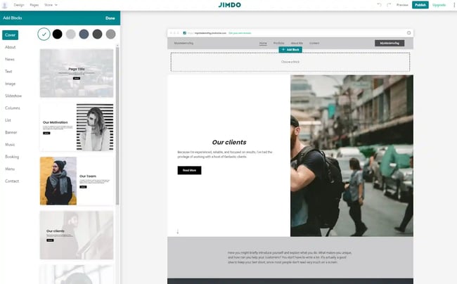 Jimdo: Automating Web Design with Dolphin AI