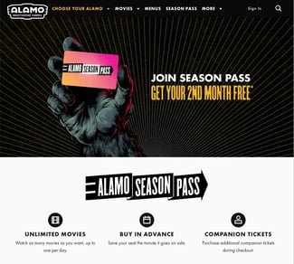 alamo drafthouse cinema season pass