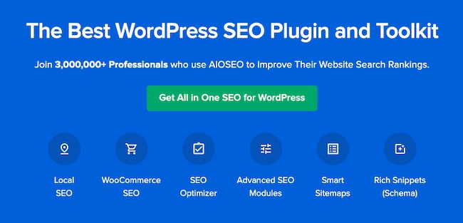 Examples of plugins: All In One SEO